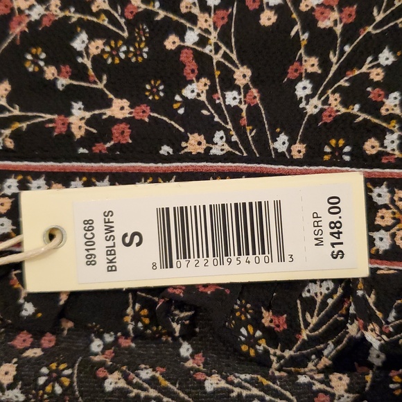 Max Studio women’s Black Floral Maxi Dress Size S new with tags - Picture 10 of 12